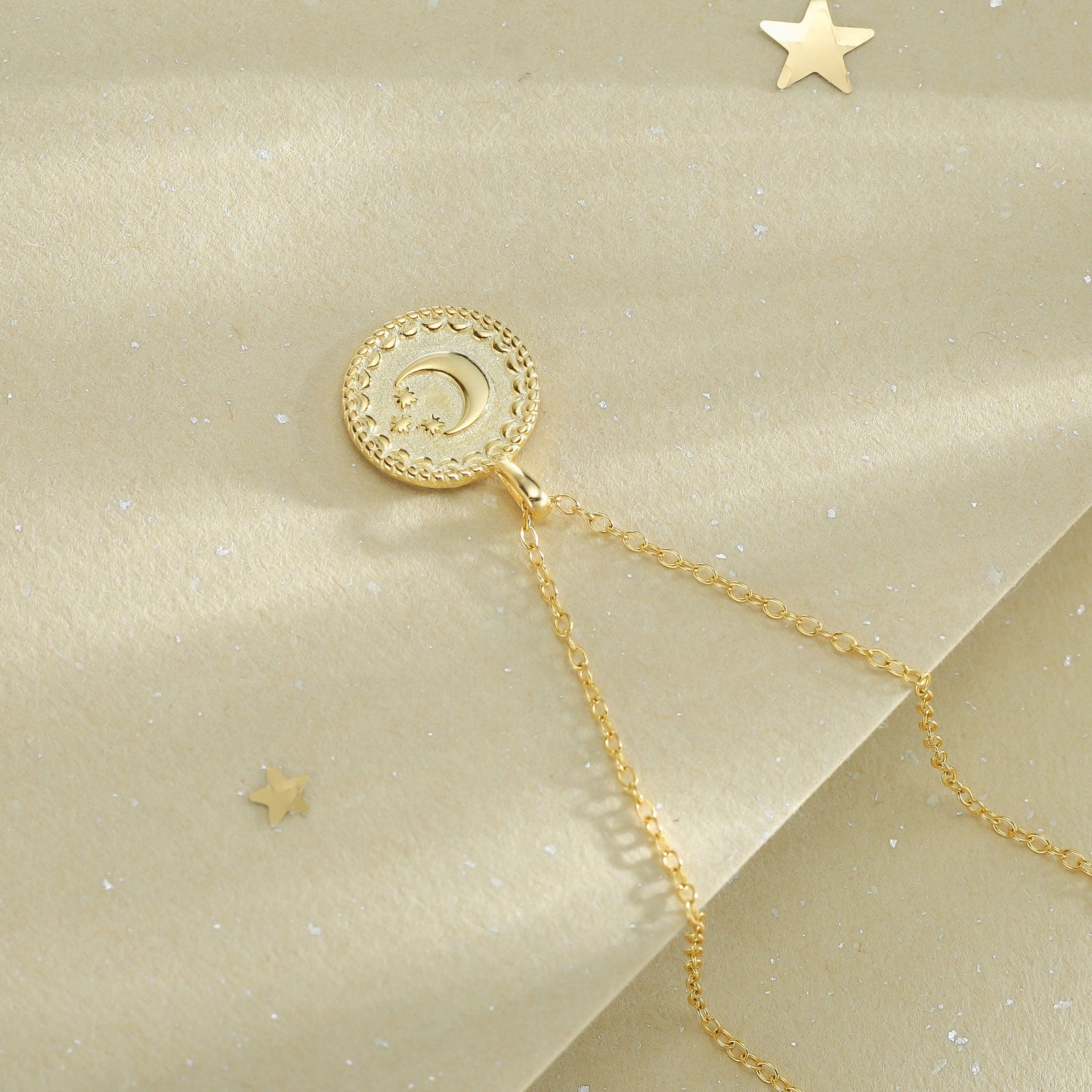Moon Star Chain Necklace