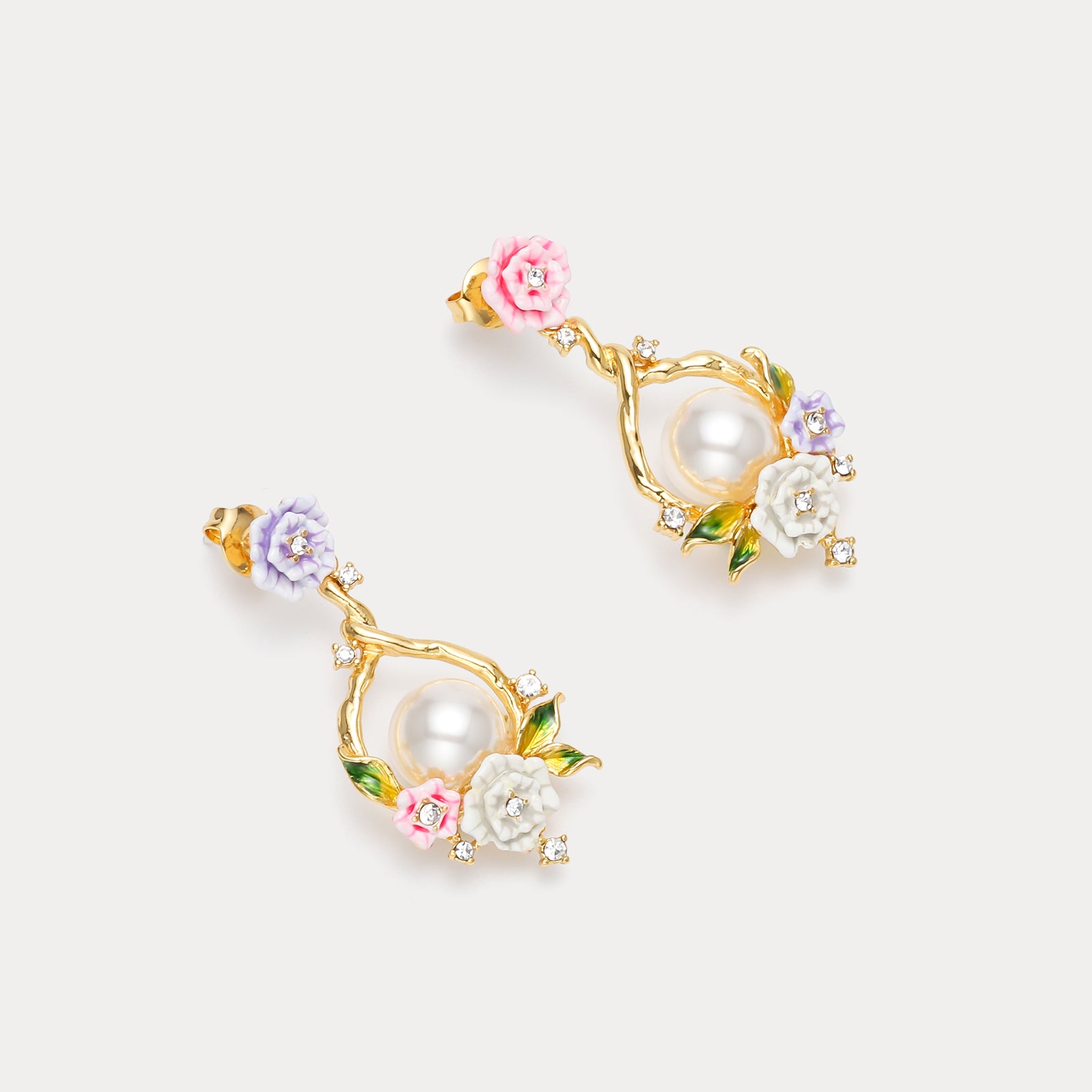 Wild Flower Dangle Earrings