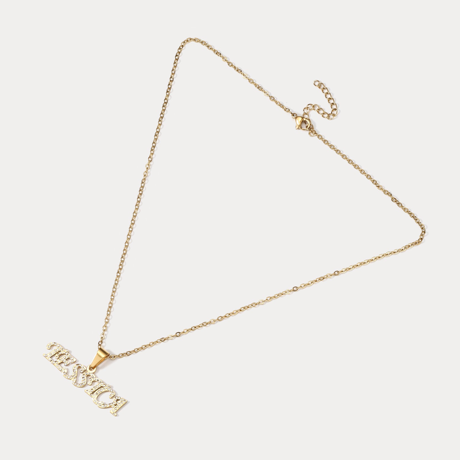 Diamond Customized Name Necklace