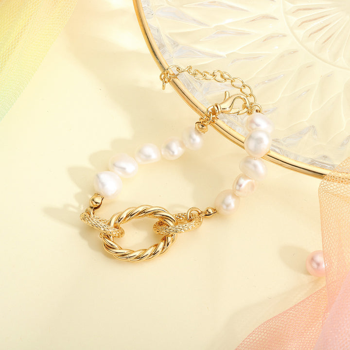 Pearl Hollow Fashion Bracelet