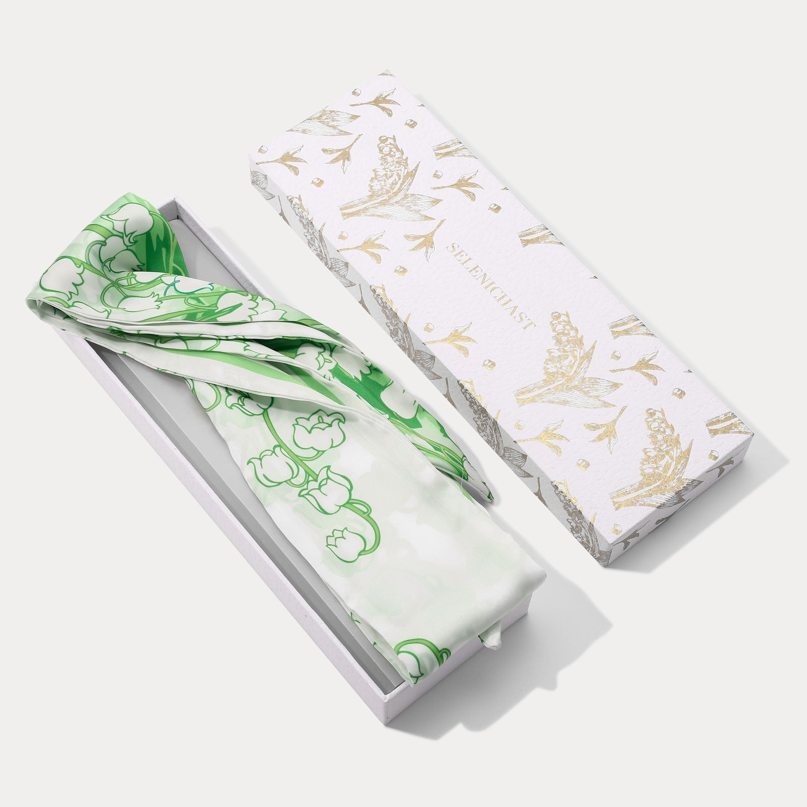 Lily of The Valley Scarf White Box