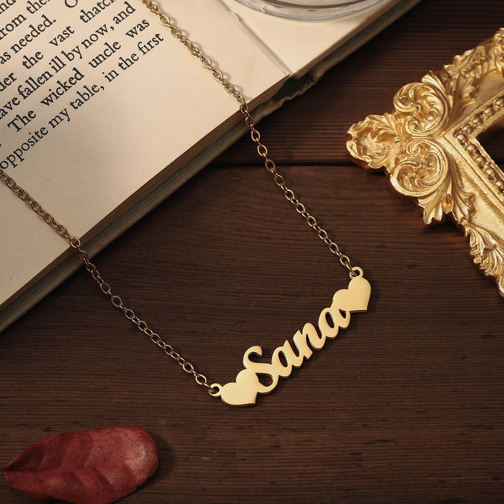 Heart Personlized Name Necklace Gift Ideas