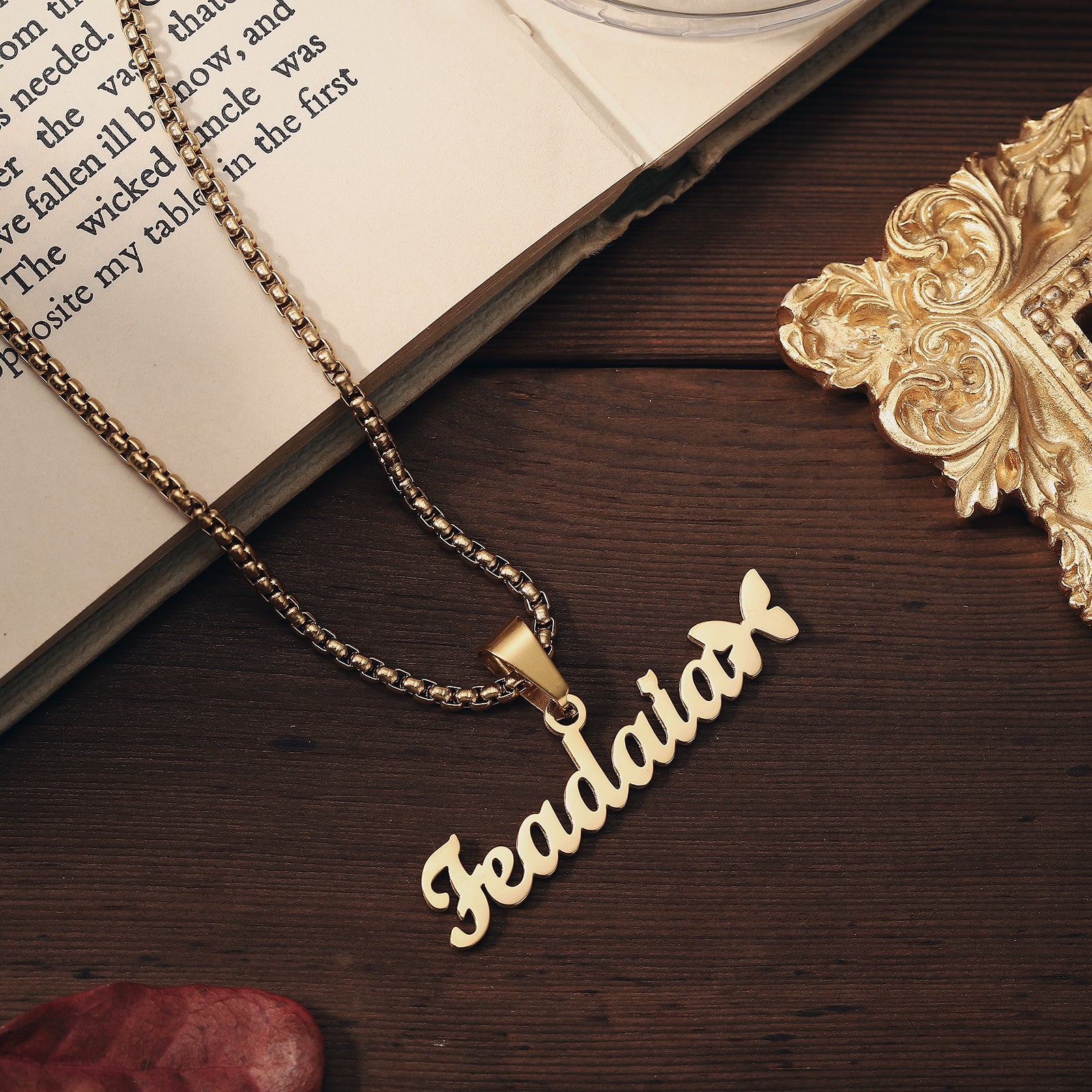 Butterfly Customized Name Necklace