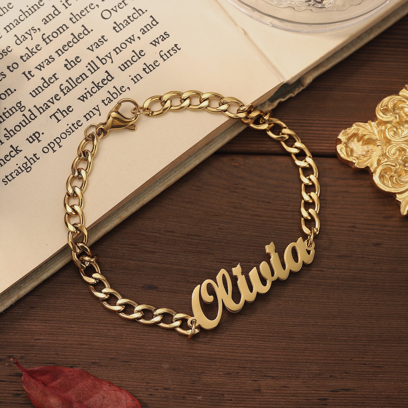 Personalized Name Chain Bracelet