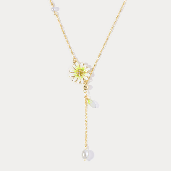 Daisy Flower Necklace