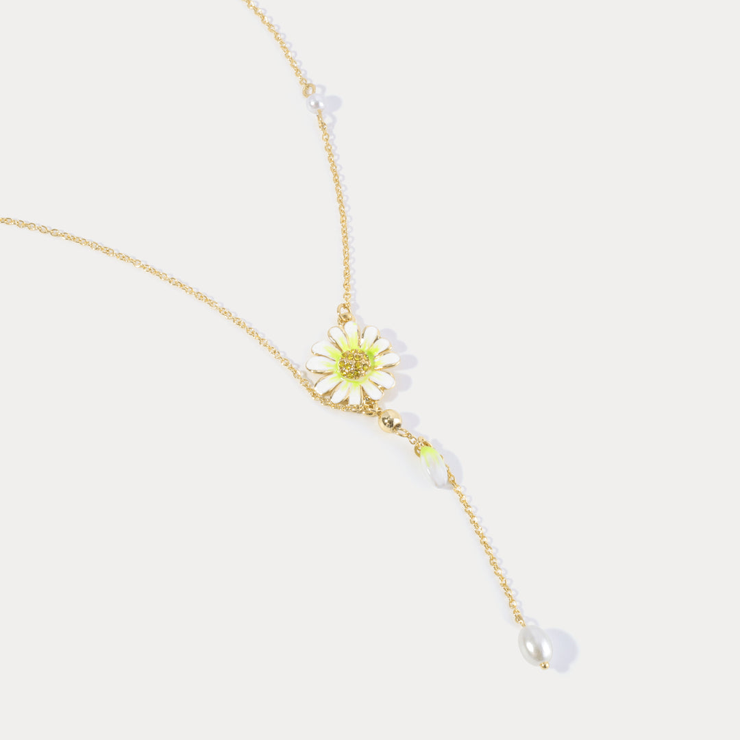 Daisy Flower Necklace