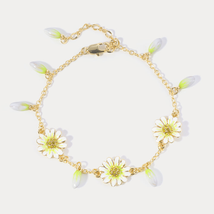 Daisy Charm Bracelet