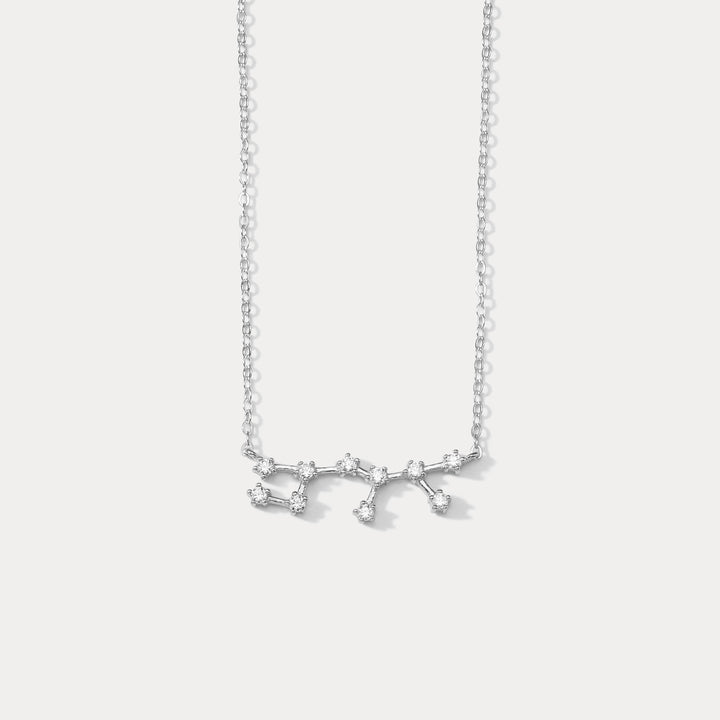 Silver Constellation Necklace-Sagittarius