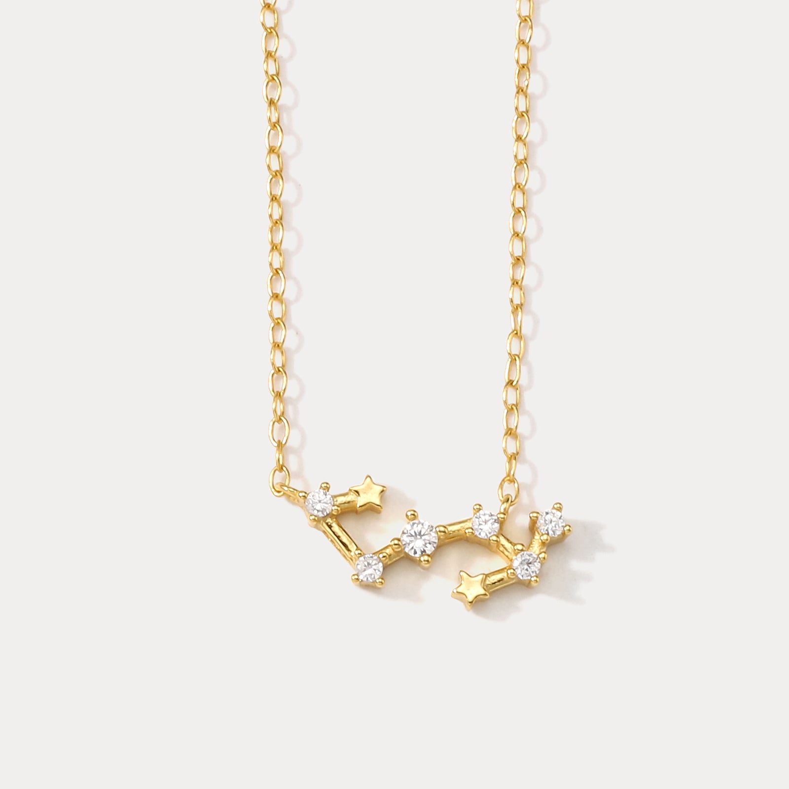 Constellation Silver Necklace-Scorpio