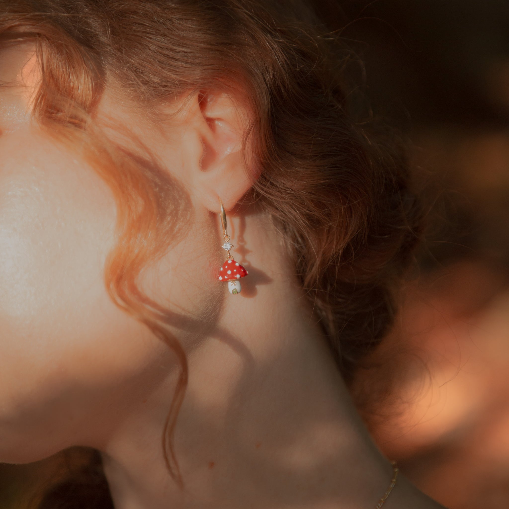 Mushroom Earrings