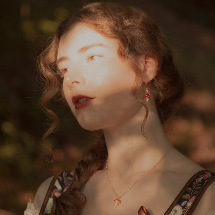 Mushroom Necklace