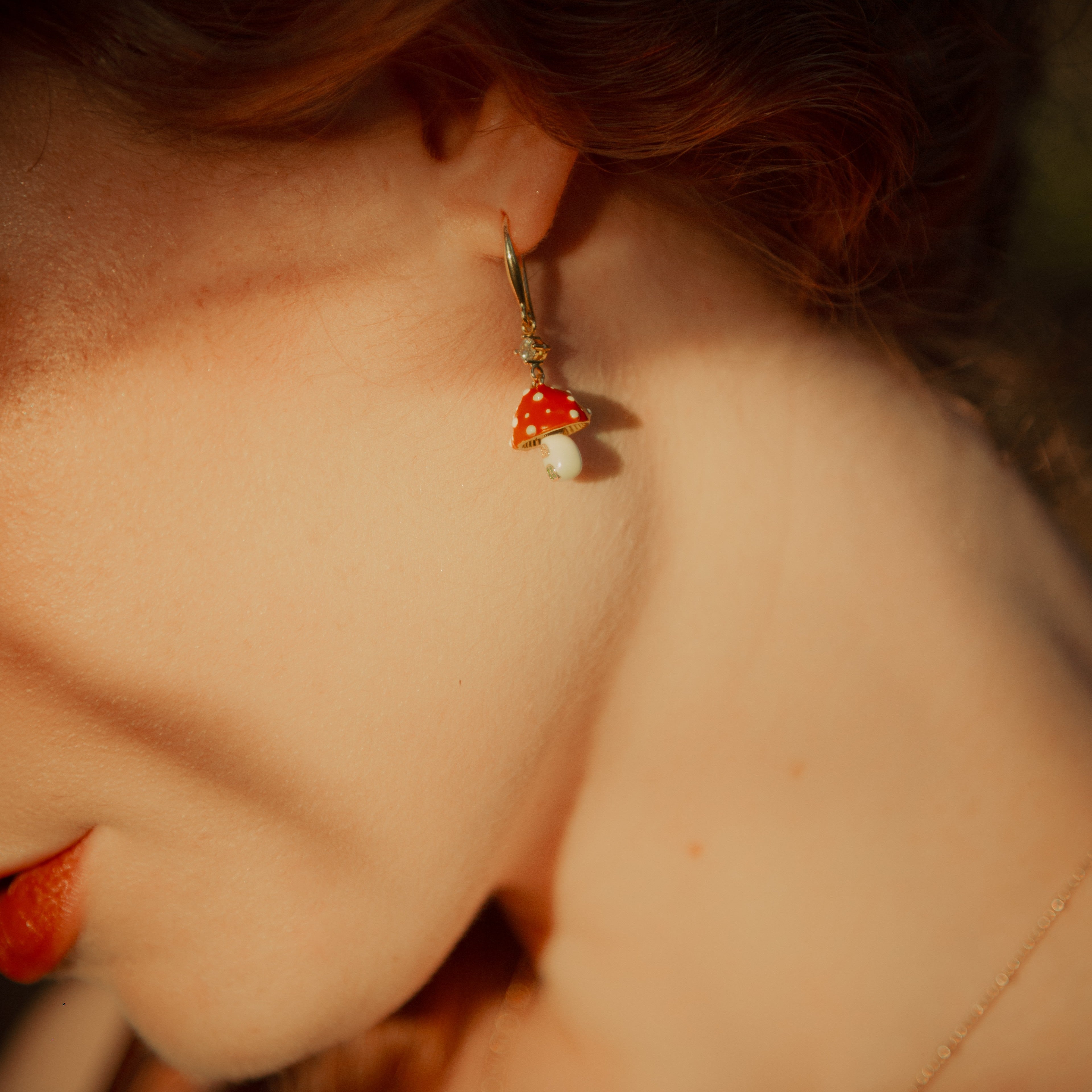 Mushroom Earrings