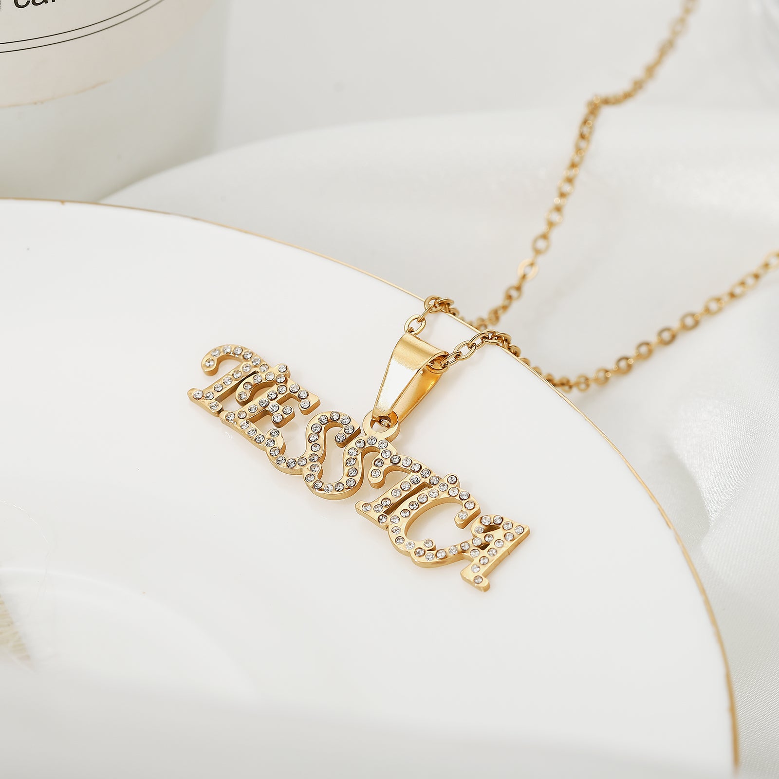 Diamond Custom Name Necklace Personlized Gift Ideas