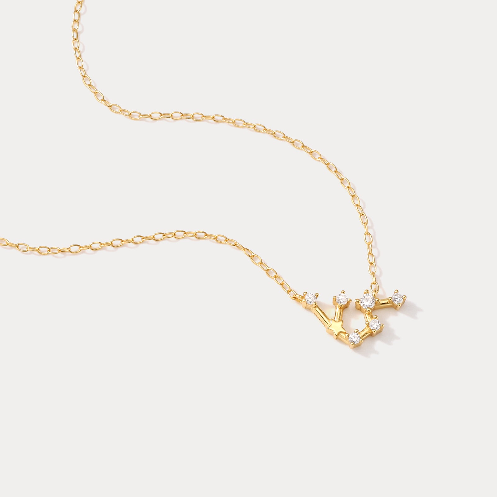 925 Sterling Silver Aquarius Constellation Necklace