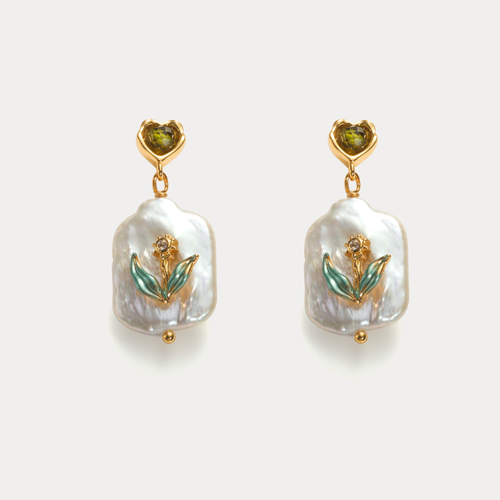 Baroque Pearl Drop Earrings