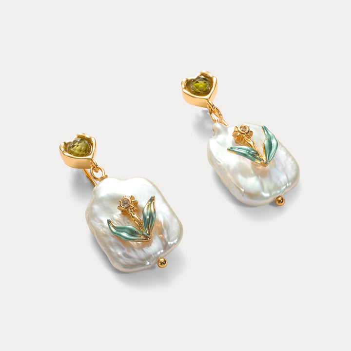 Baroque Pearl Drop Earrings