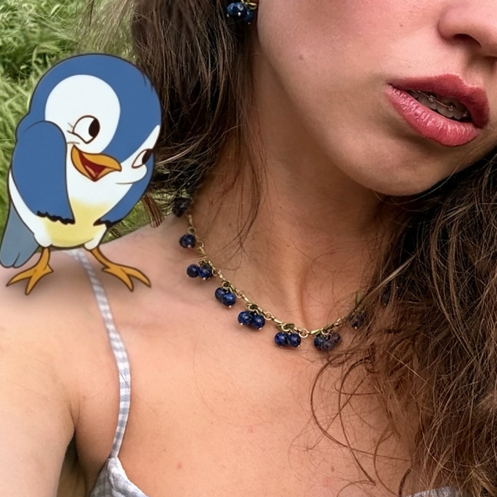 Blueberry Necklace Selenichast