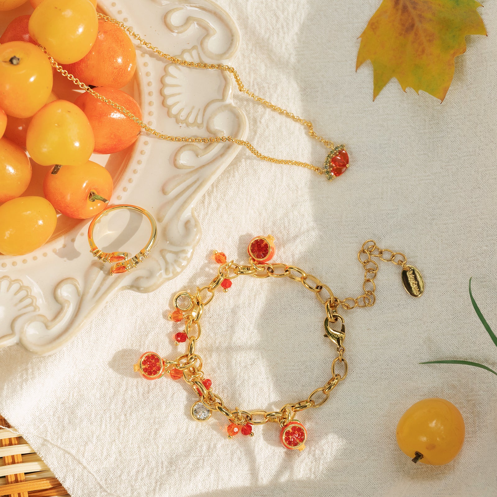Fruit Bracelet Jewelry Set