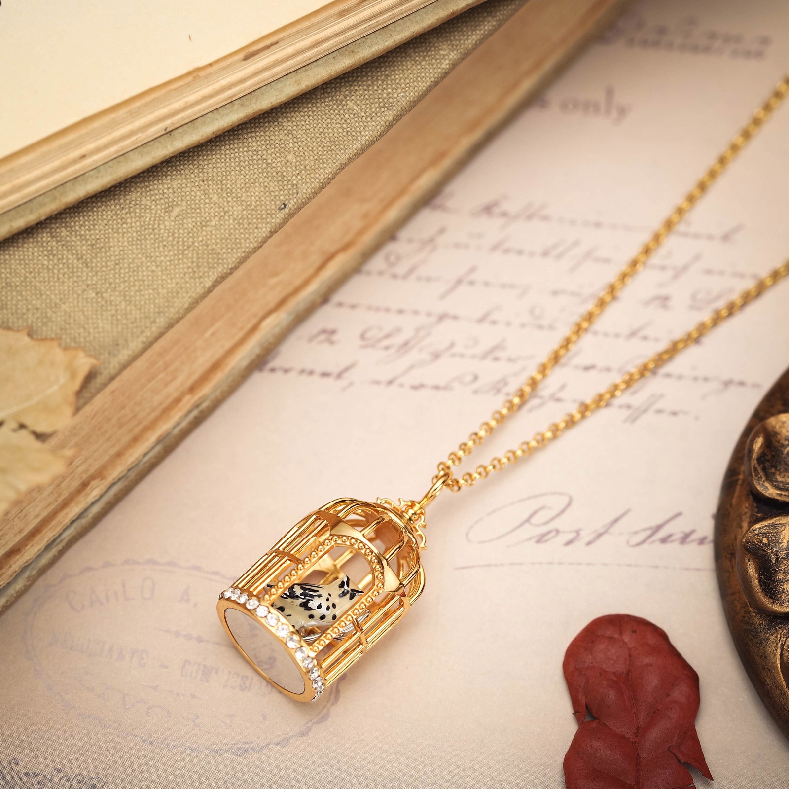 Owl Gold Designer Necklace