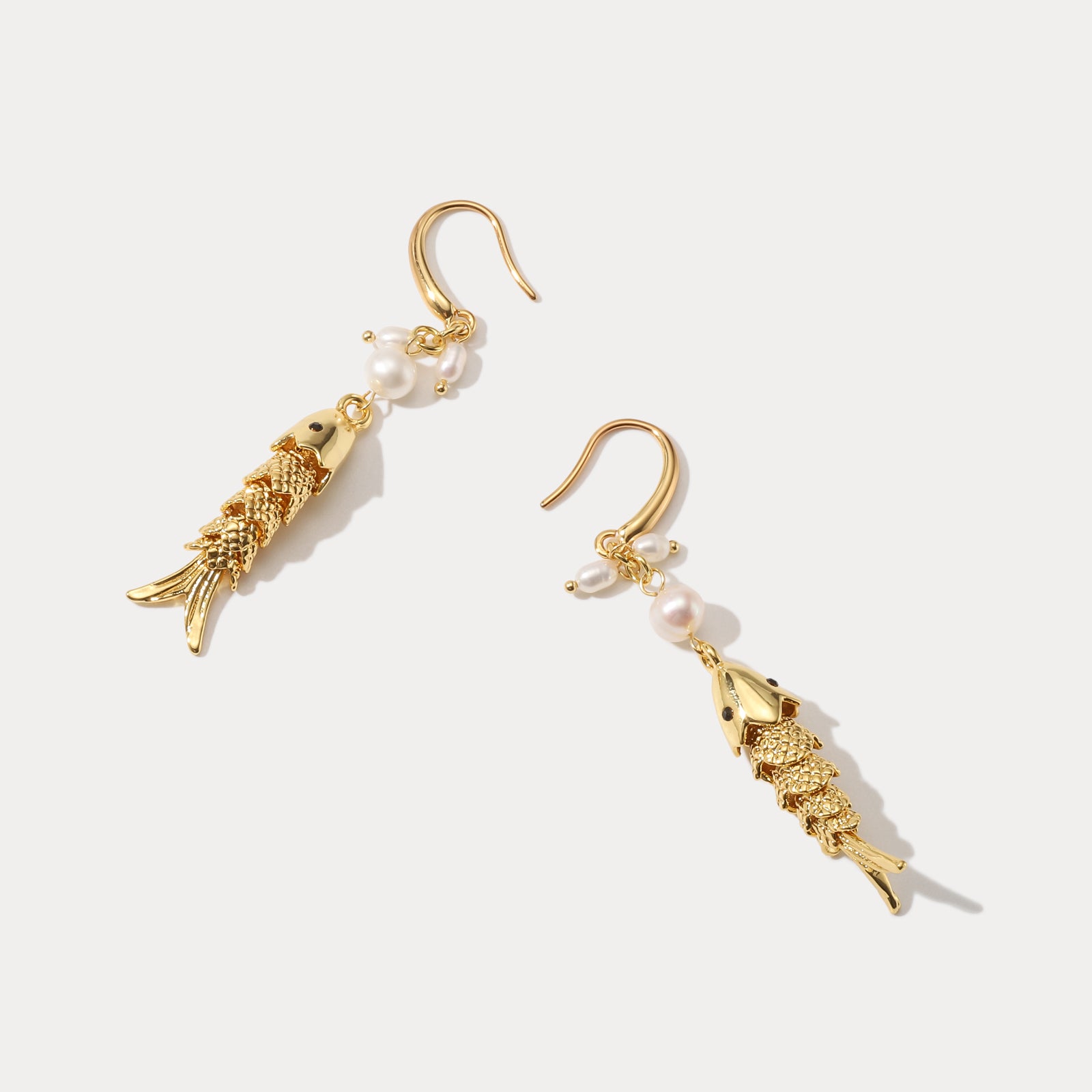 Koi Pearl Earrings Birthday Jewelry Gifts for Woman