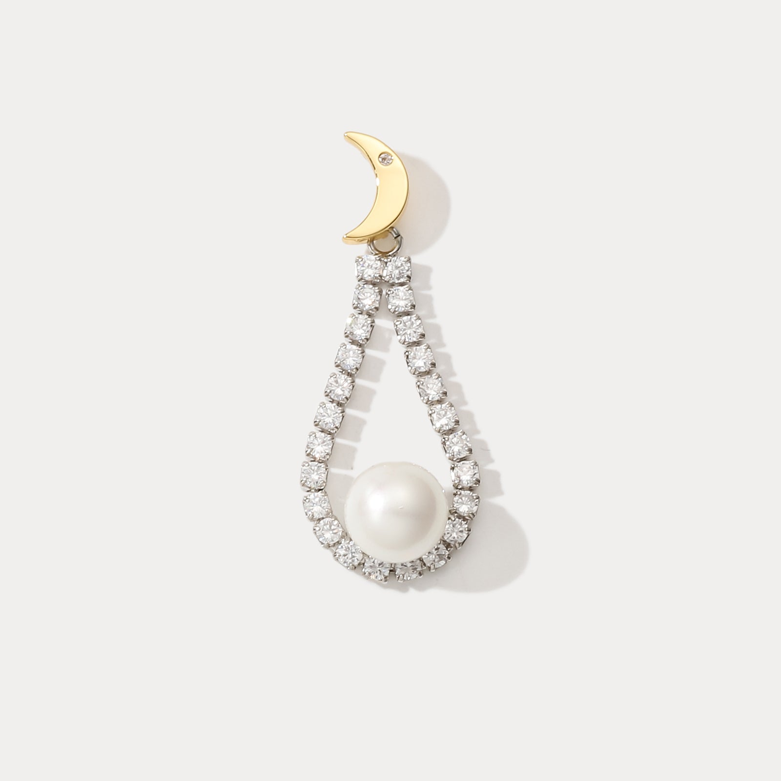 Moon Star Pearl Astrology Earrings
