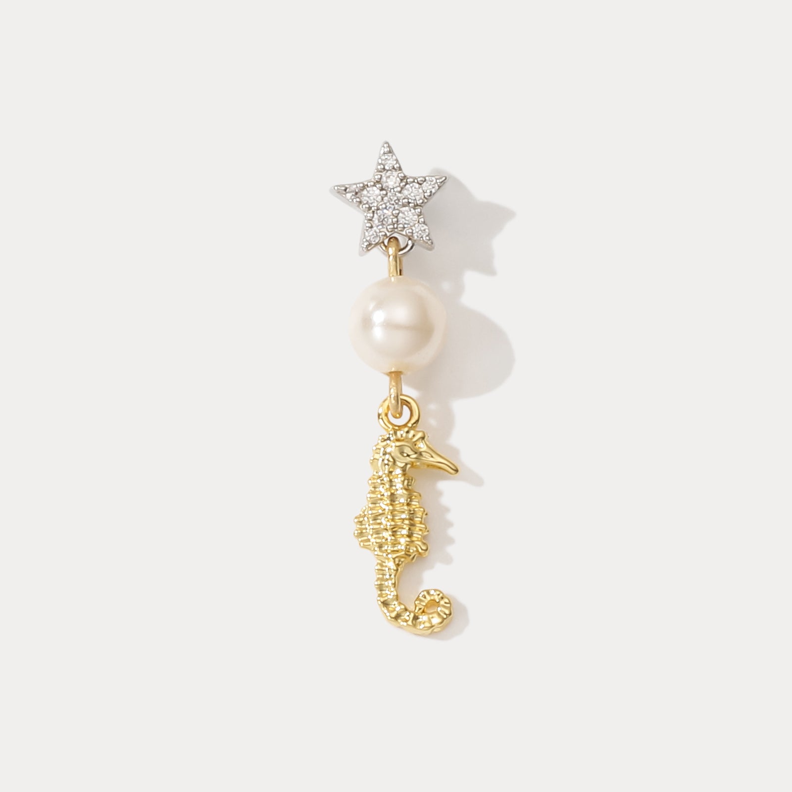 Seahorse Star Earrings Barbie Jewelry