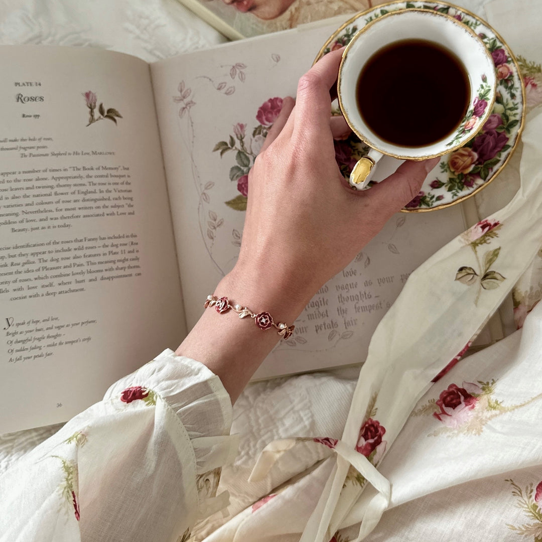 Gold Rose Bracelet