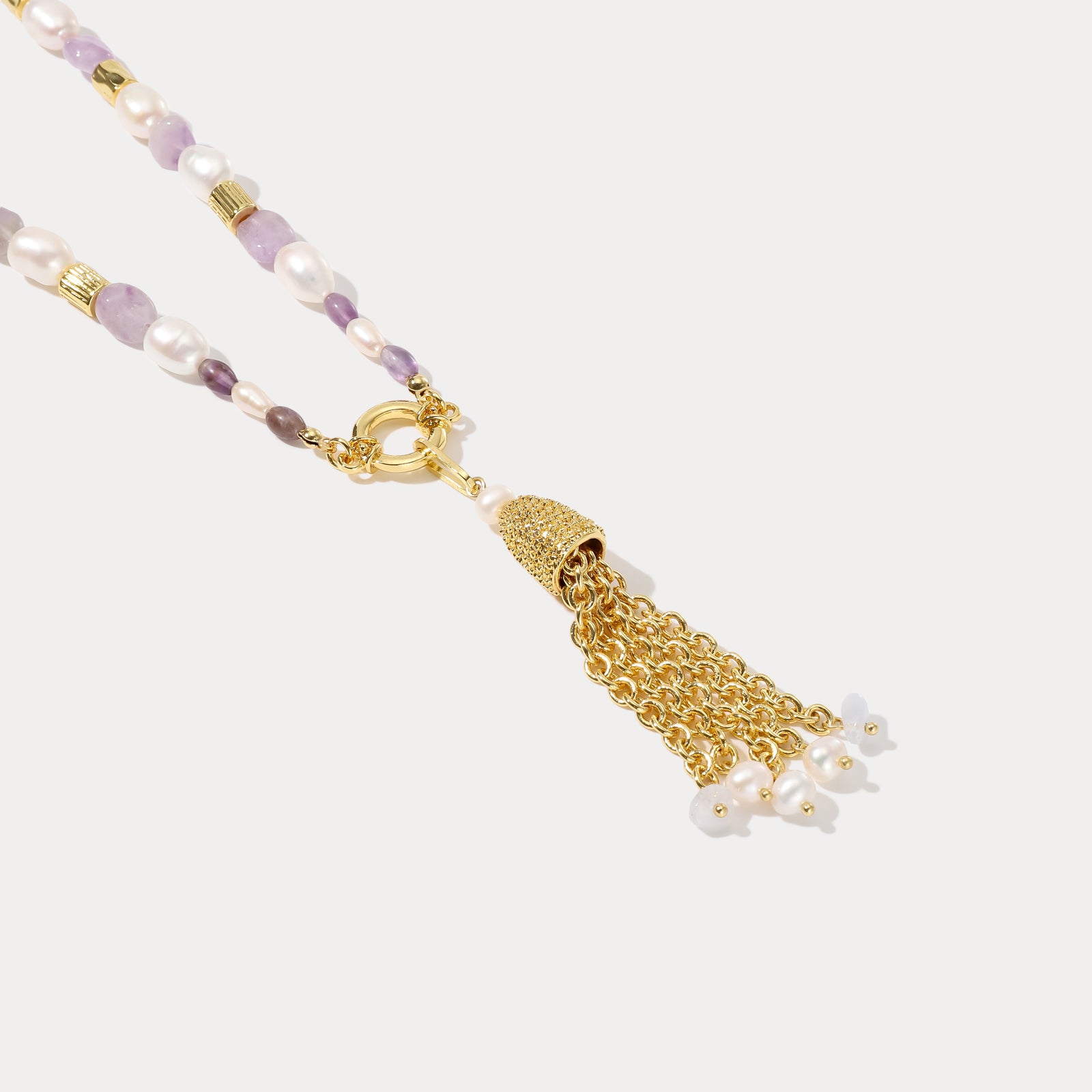 Pearl Tassel Pendant Necklace