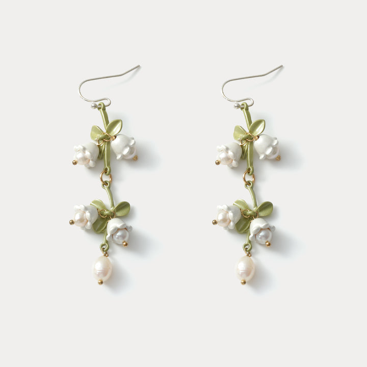 Lily of the Valley Pendientes