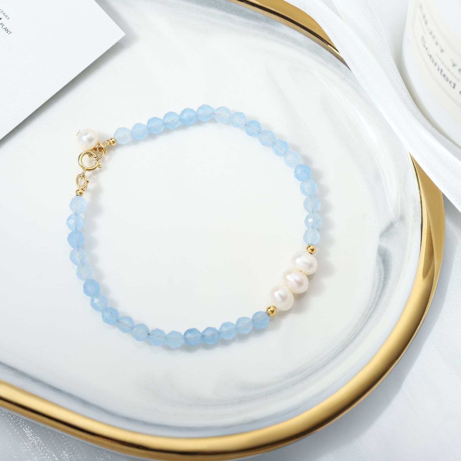 Blue Pearl Fashion Bracelet