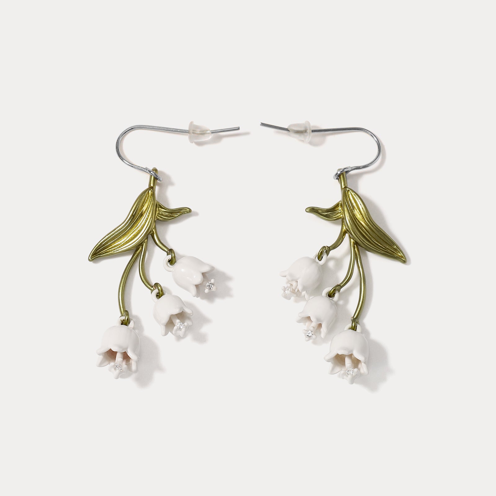Bell Orchid Dangle Earrings