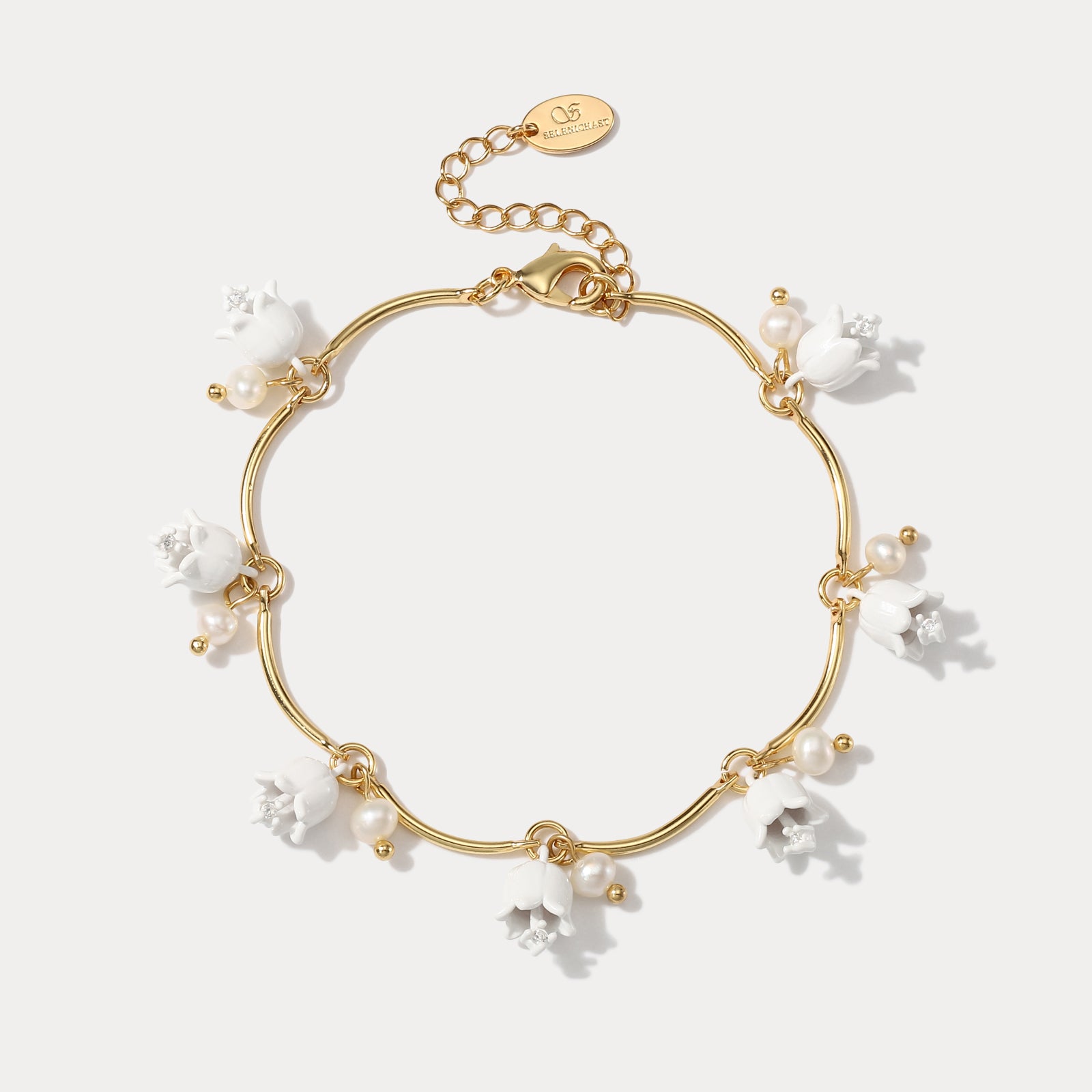 Lily Of The Valley Gold Bracelet
