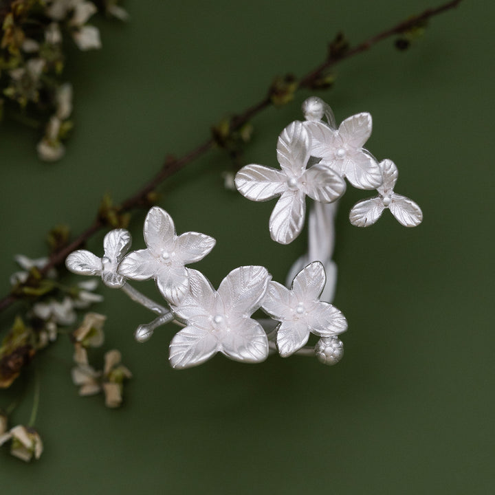 Hydrangea Ring Selenichast Flower Ring