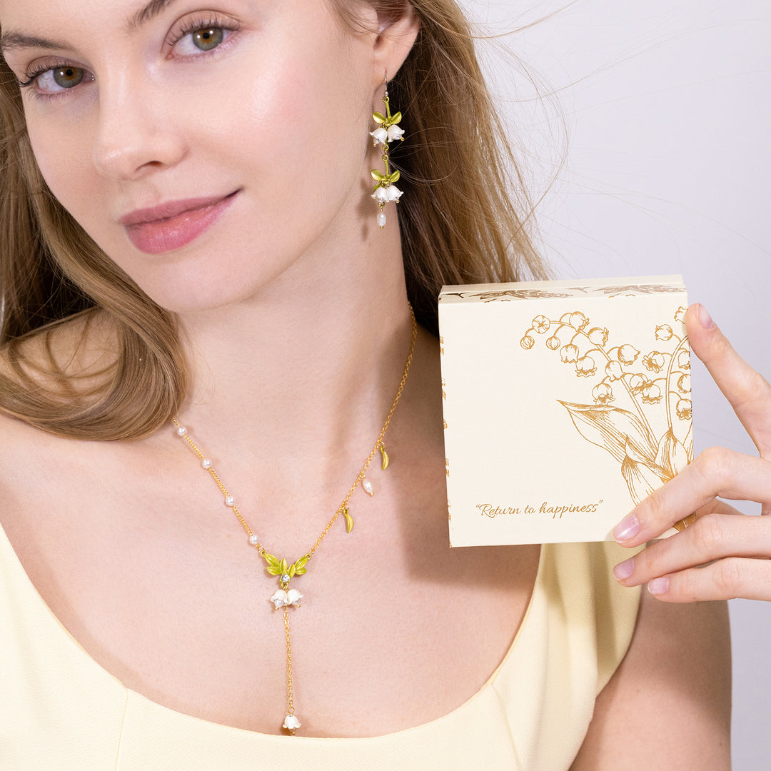 Lily Of The Valley Y-Necklace