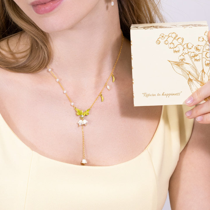 Lily Of The Valley Y-Necklace Summer Jewelry
