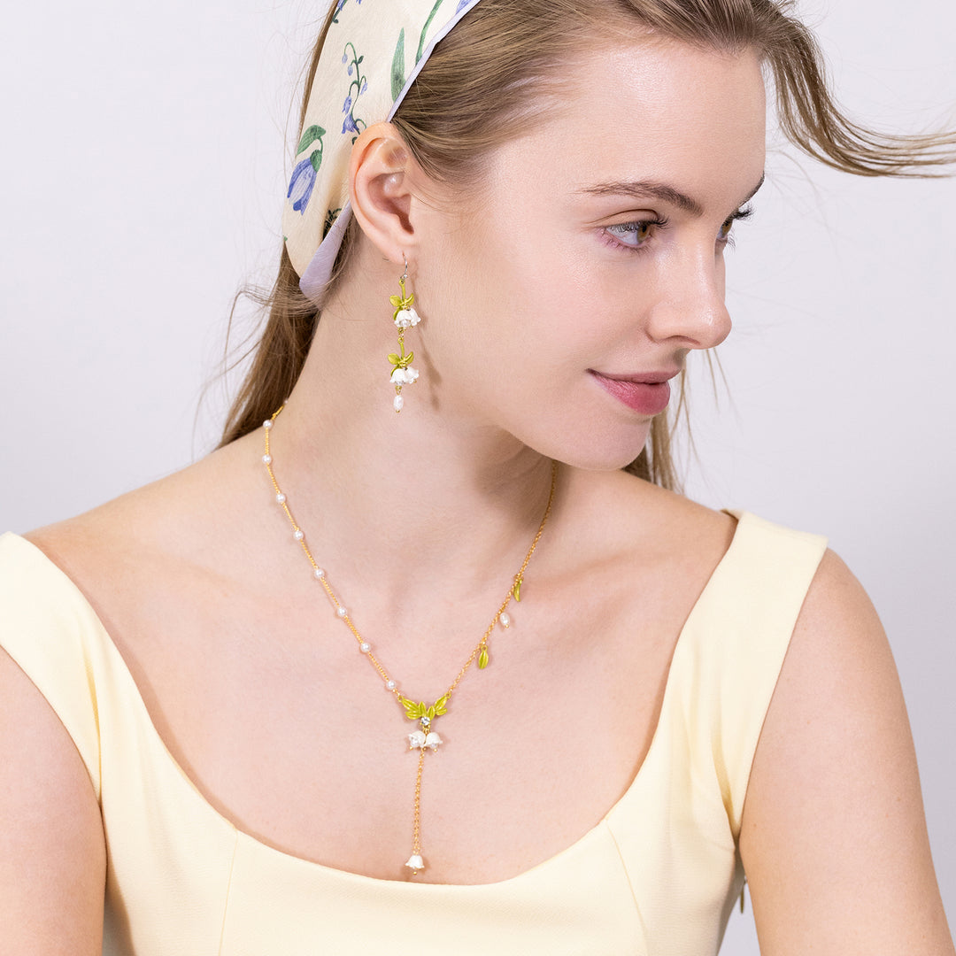 Lily Of The Valley Y-Necklace Summer Jewelry