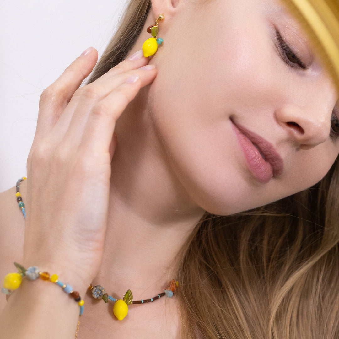 Colorful Lemon Drop Earrings