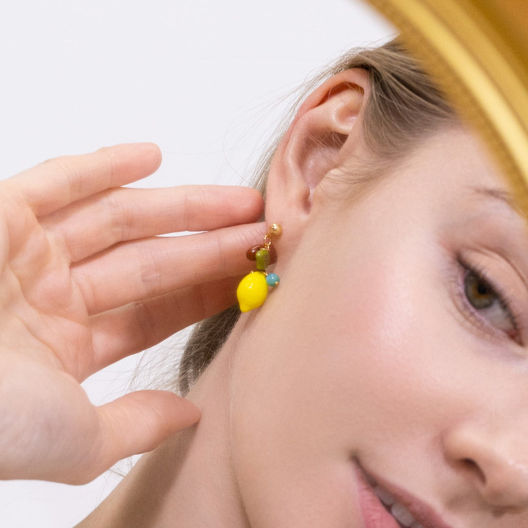 Lemon Drop Earrings Lemon Jewelry 