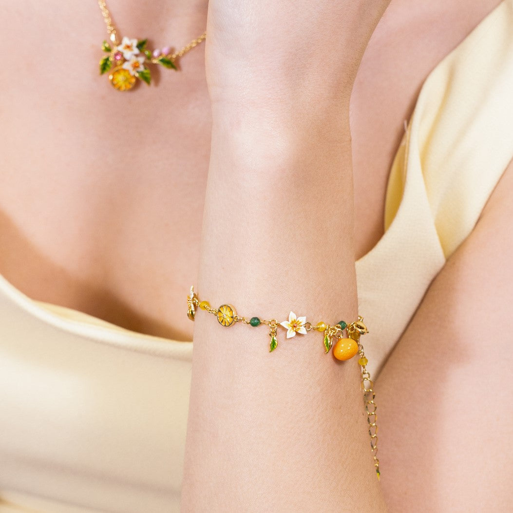 Orange Blossom Bracelet Cute Jewelry