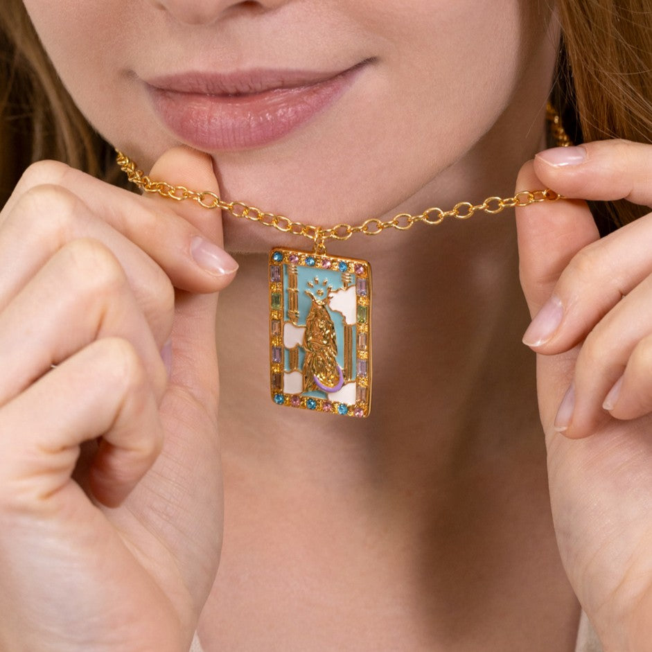 The High Priestess Tarot Necklace