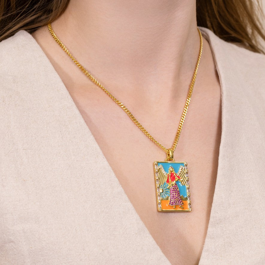 Tarot Card Necklace Gifts for Women