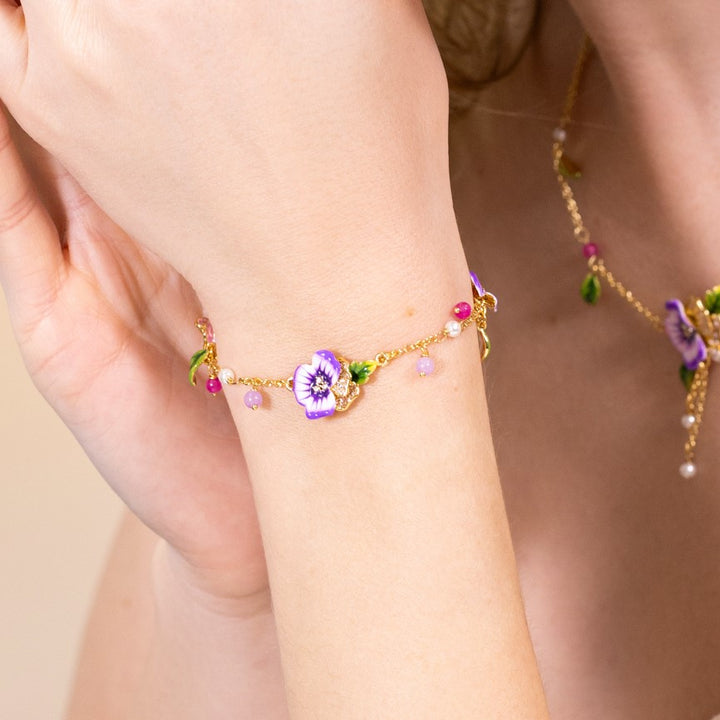 Gold Flower Bracelet Gifts for Her