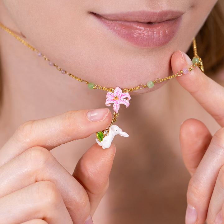 Collar de conejo de jardín