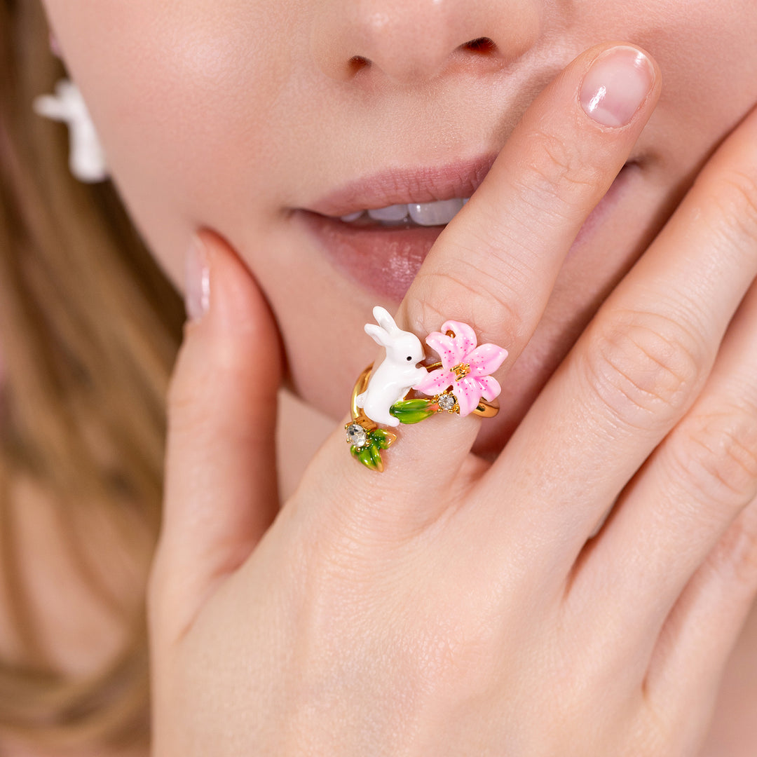 Lily Rabbit Ring Gift for Her