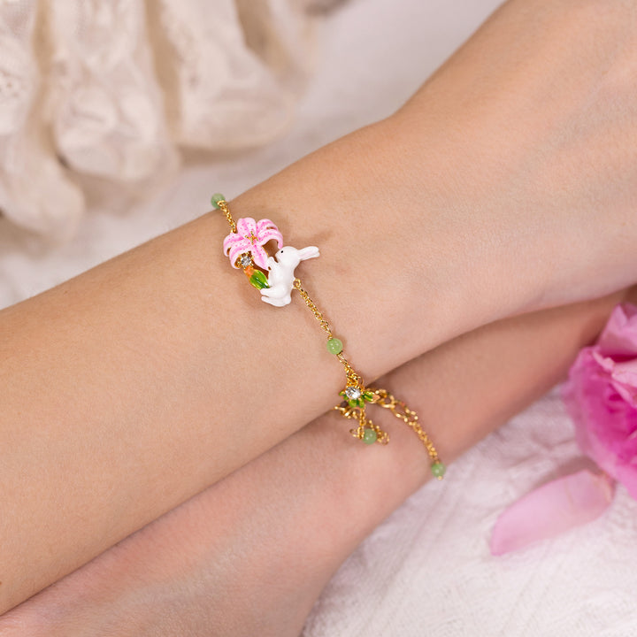 Brazalete de conejo de jardín
