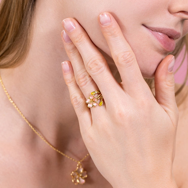 Sakura Rings Flower Jewelry