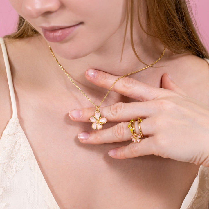 Sakura Necklace Flower Jewelry