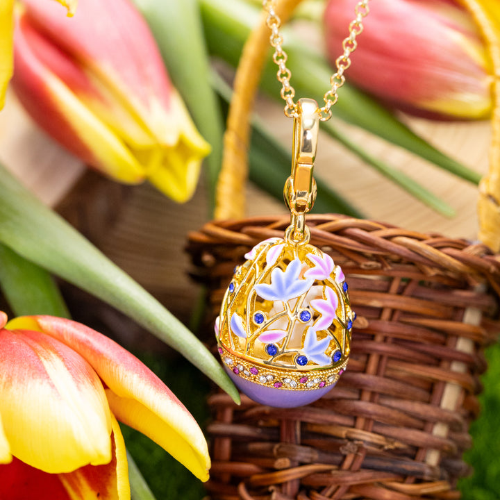 Rabbit Egg Locket Necklace