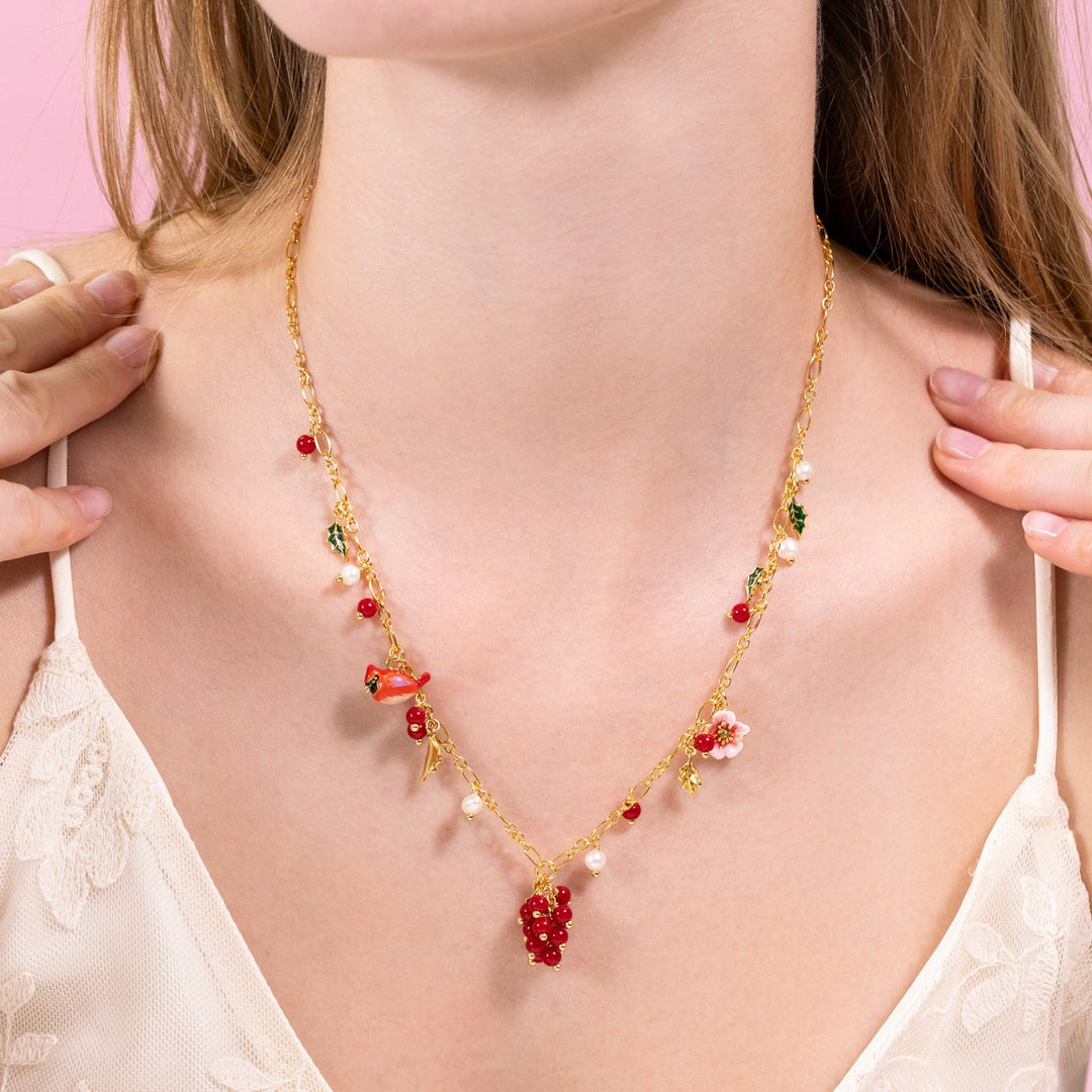 Charm Necklace Enamel Jewelry