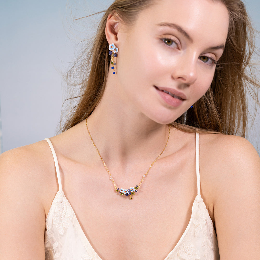 Blueberry Blossom Earrings